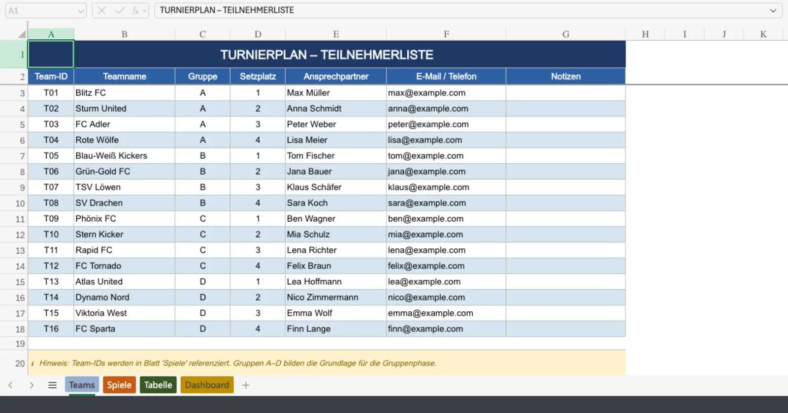 Vorschau von Turnierplan_Excel.xlsx