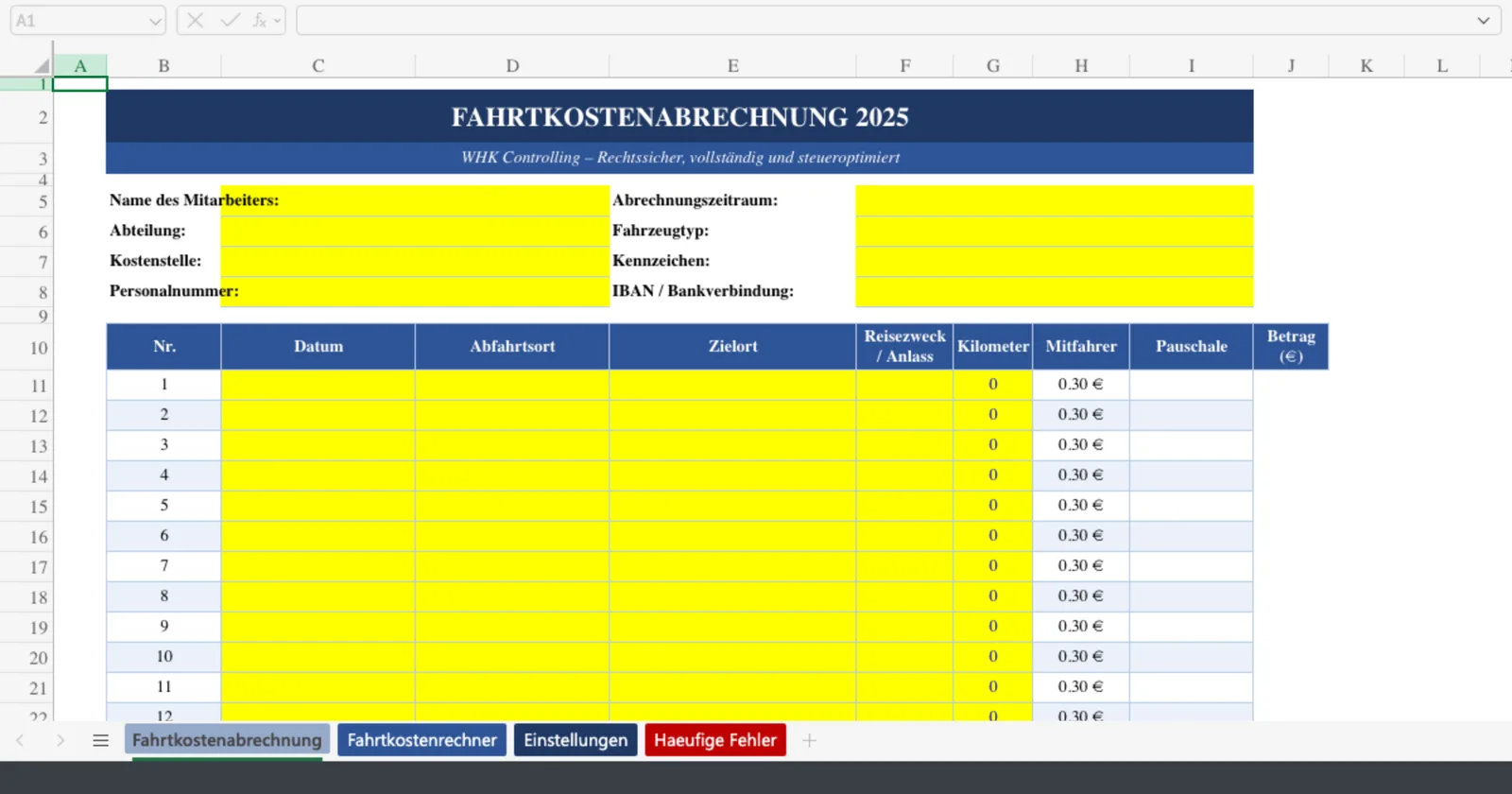 Vorschau von Fahrtkostenabrechnung_2025.xlsx