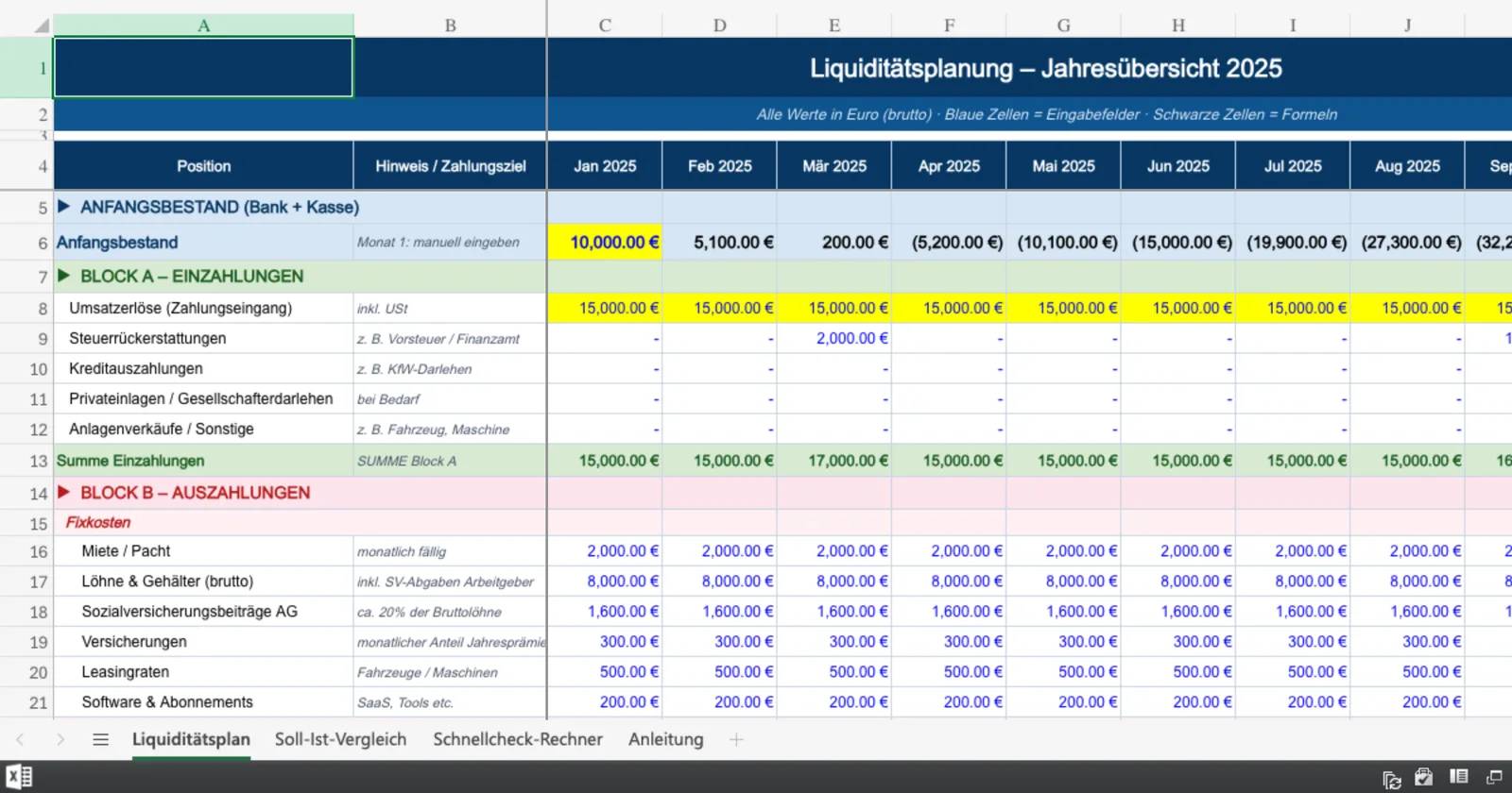 Vorschau von Liquiditaetsplanung_2025.xlsx