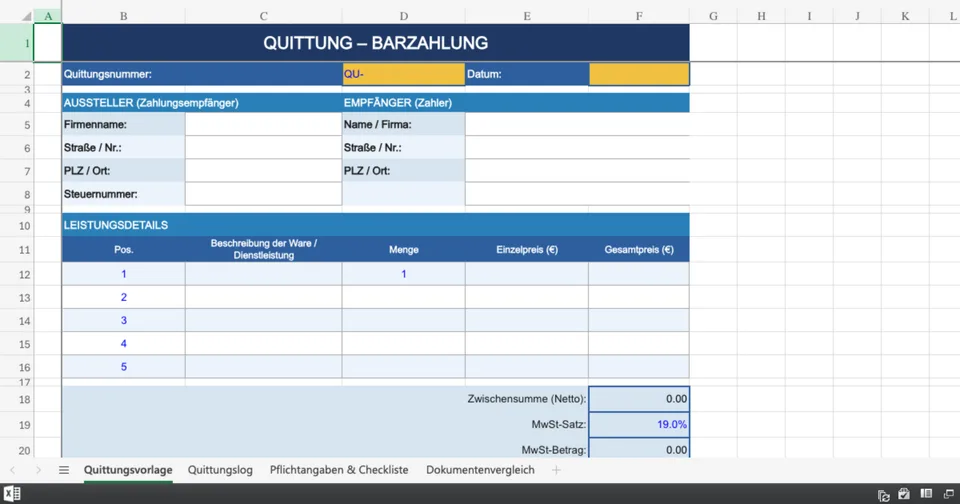 Vorschau von Quittung_Barzahlung.xlsx