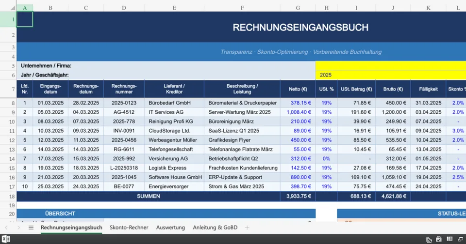 Vorschau von Rechnungseingangsbuch.xlsx