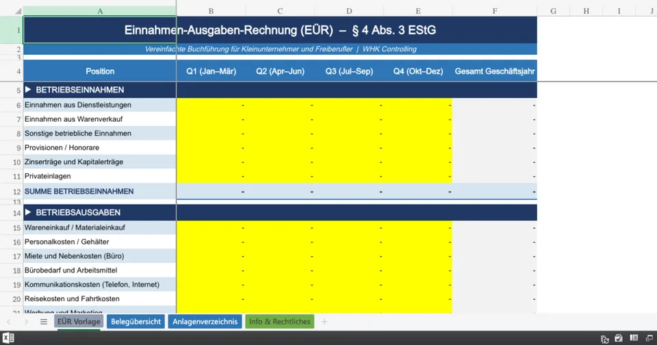 Vorschau von E_R_Einnahmen_Ausgaben_Rechnung.xlsx