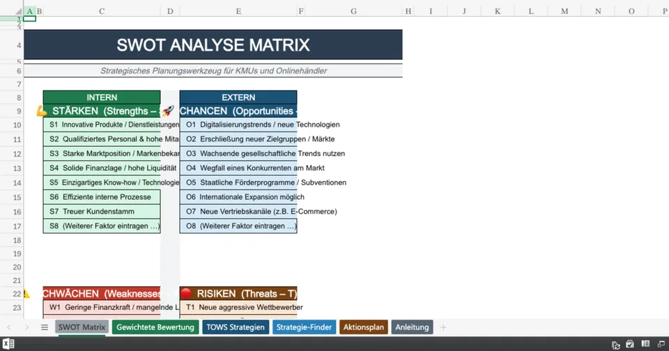 Vorschau von SWOT_Analyse.xlsx