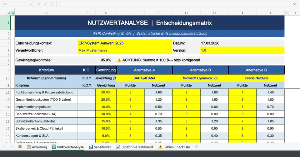 Vorschau von Nutzwertanalyse_WHK_Controlling.xlsx