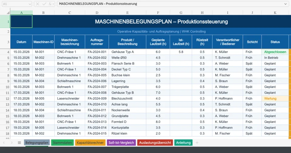 Vorschau von Maschinenbelegungsplan.xlsx