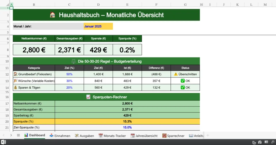Vorschau von Haushaltsbuch_Excel_Vorlage.xlsx