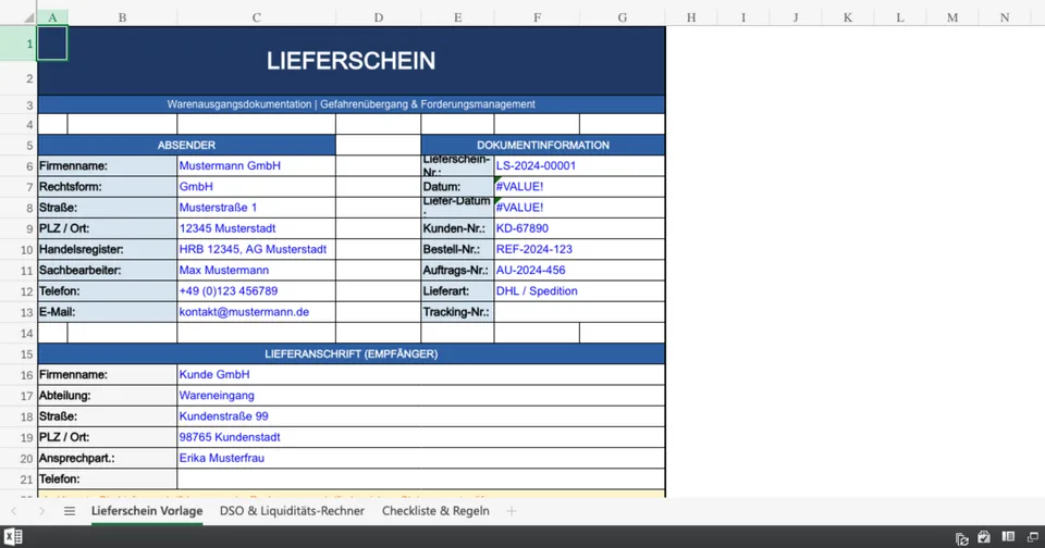Vorschau von Lieferschein_Vorlage_und_Rechner.xlsx
