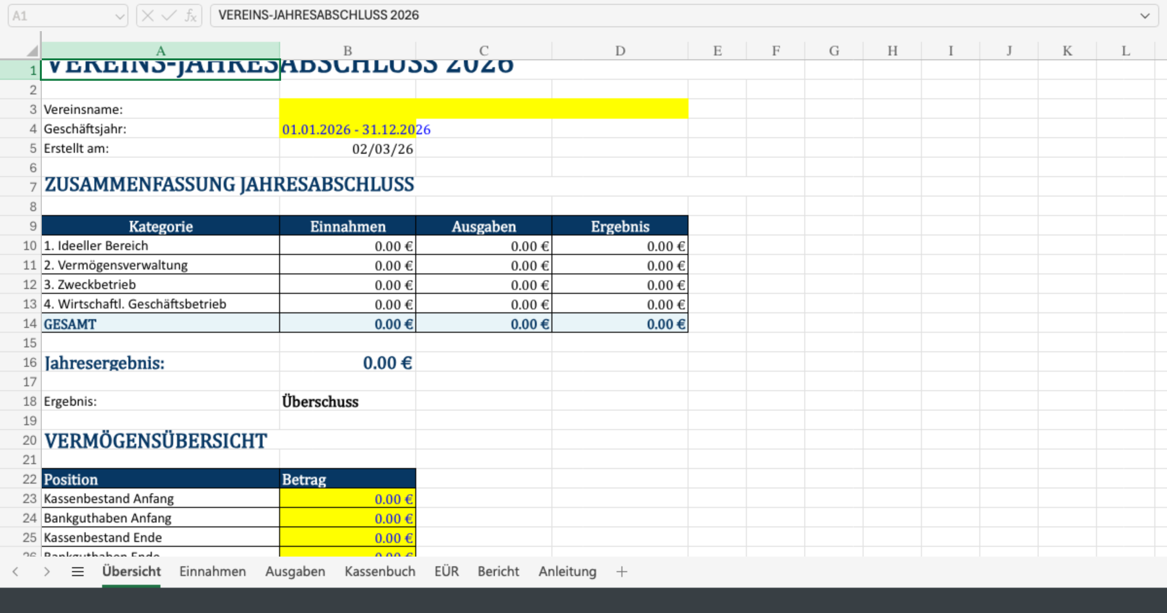 Vorschau von Vereins-Jahresabschluss-Vorlage-2026.xlsx