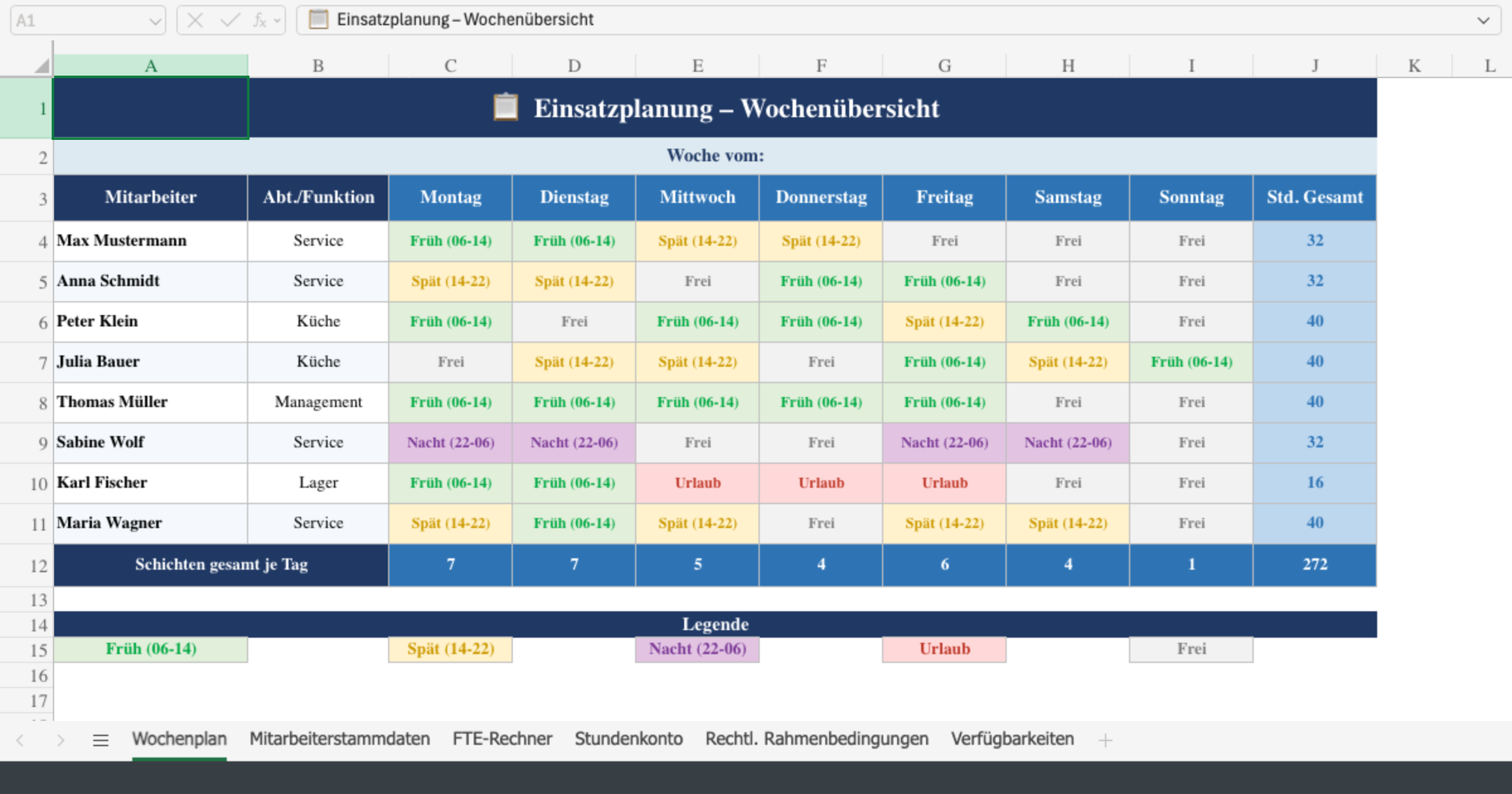 Vorschau von Einsatzplanung_Excel_Vorlage.xlsx