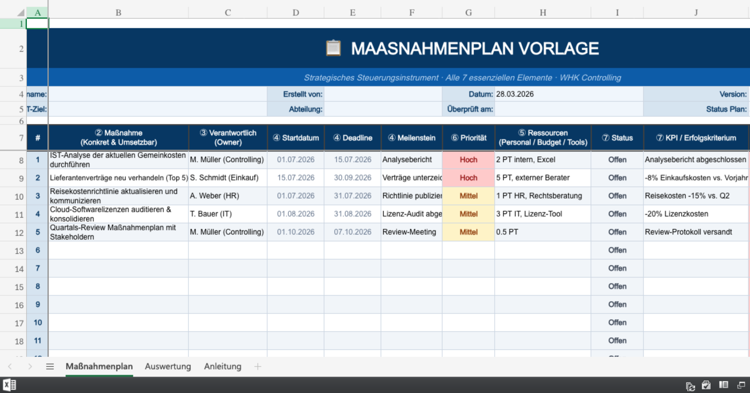 Vorschau von Massnahmenplan_Vorlage.xlsx